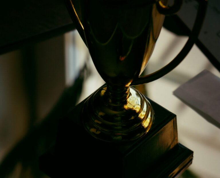 Trophy On A Table